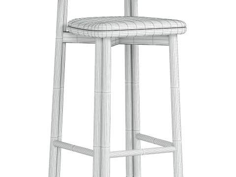 Twill Counter Chair 3D Model