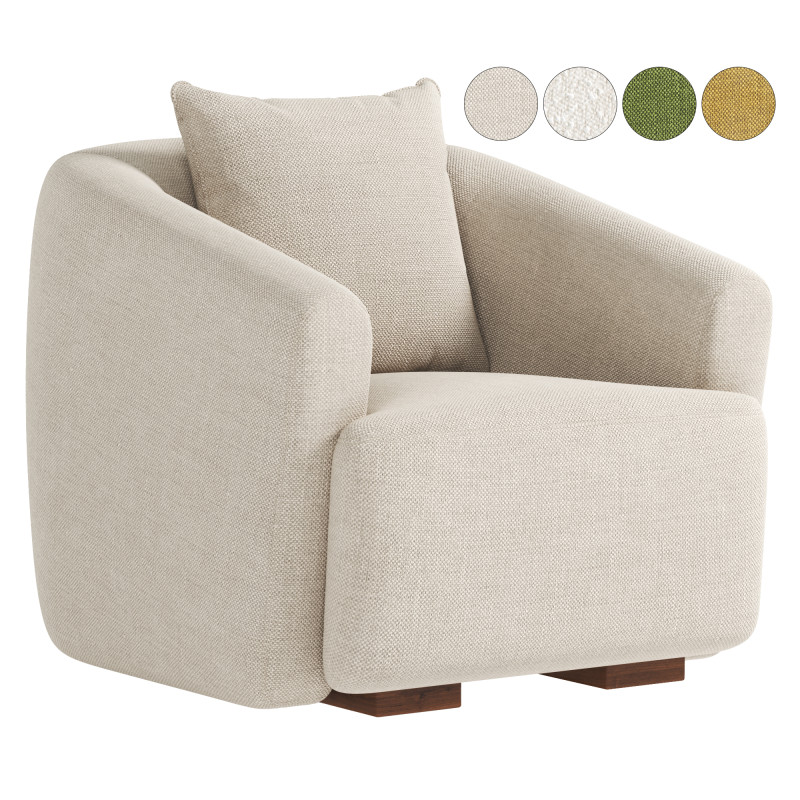 Porto armchair 3D 模型 .c4d .max .obj .3ds .fbx .stl .blend