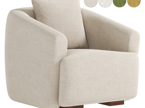 Porto armchair 3D Модель