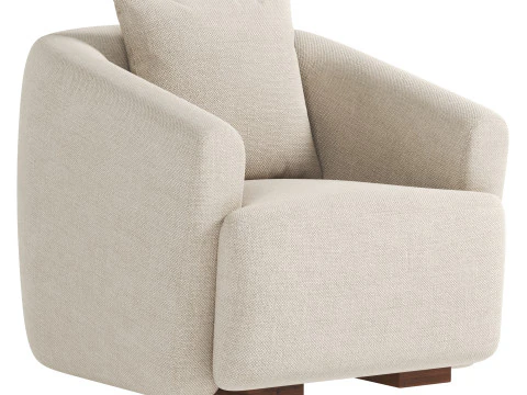 Porto armchair 3D Model
