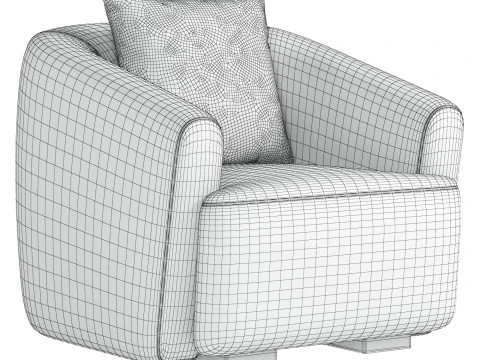 Porto armchair 3D Model