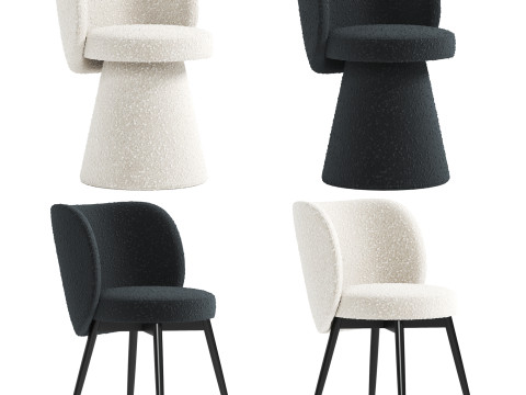 Round chair 3D 模型