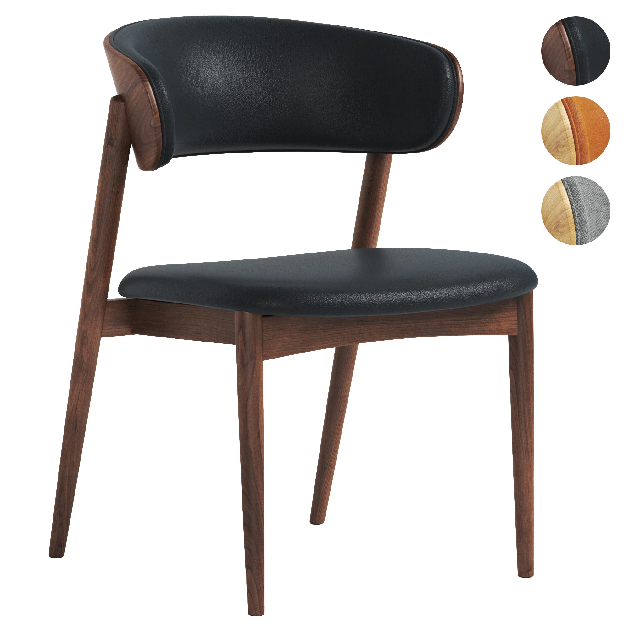 Siyena chair 3D Model .c4d .max .obj .3ds .fbx .stl .blend 