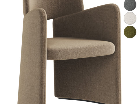 Blanca Dining Chair by Lema Modelo 3D