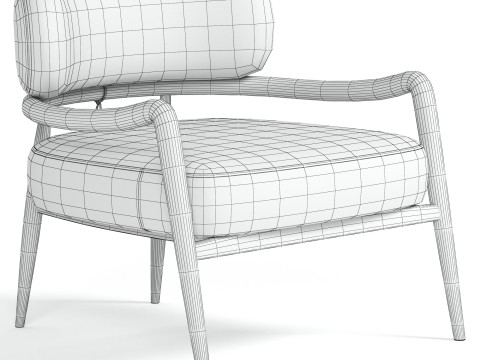 Botero Lounge Chair Modelo 3D