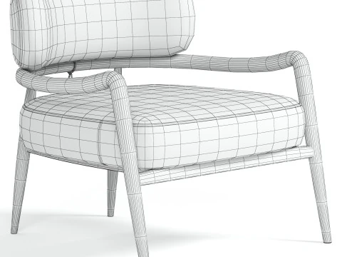 Botero Lounge Chair 3D Model