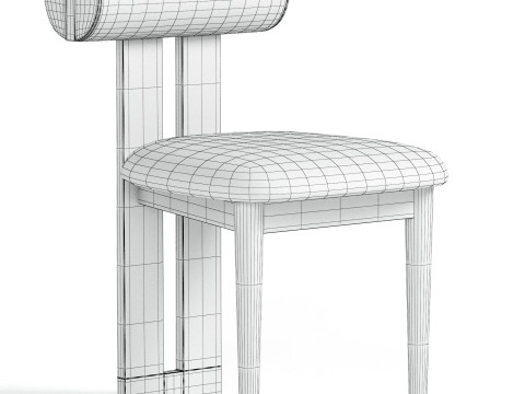 Carina Dining Chairs Modello 3D