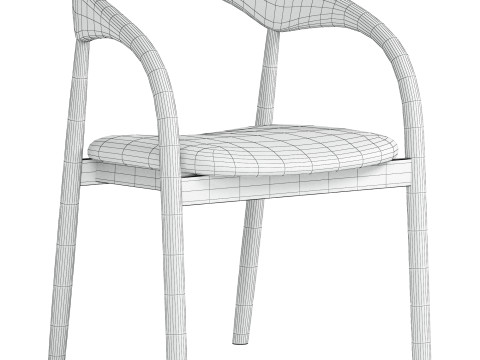 Camille chairs 3Dモデル
