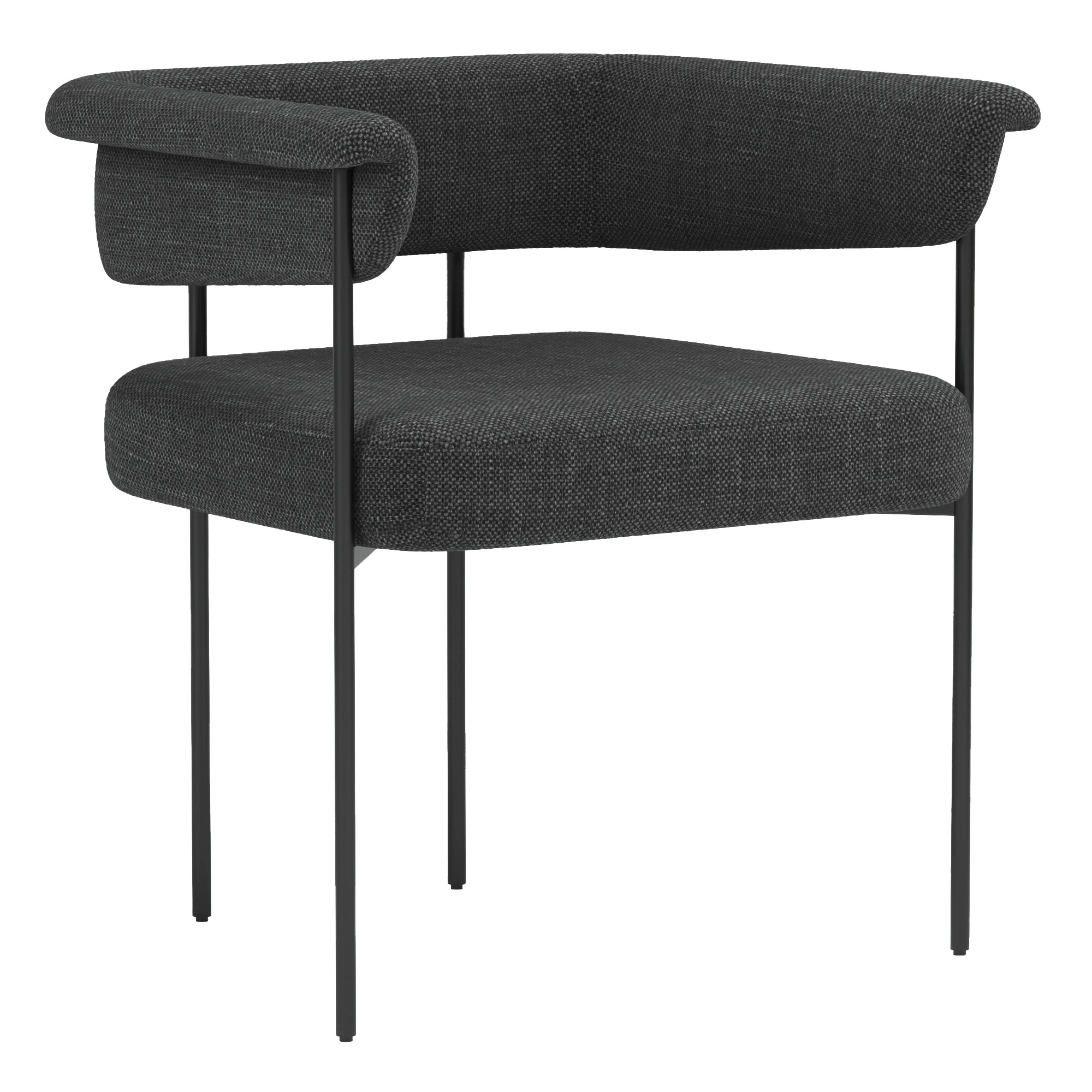 Carrie dining Stool 3D Model .c4d .max .obj .3ds .fbx .stl .blend 