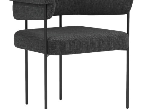 Carrie dining Stool 3D Model