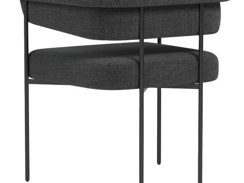 Carrie dining Stool 3D Model