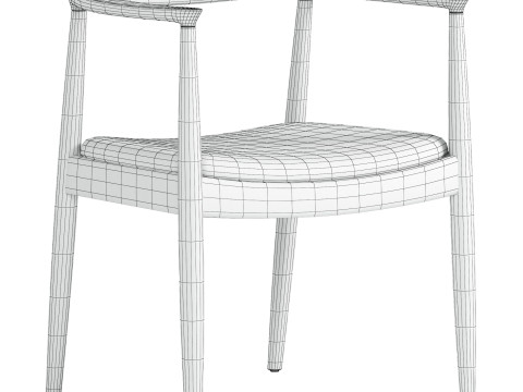 Norwood Dining Chair Model 3D
