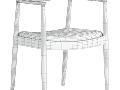 Norwood Dining Chair 3D Model