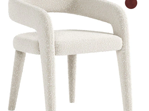 Ophelia Carver Dining Chair 3D Model