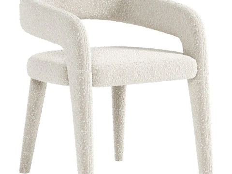 Ophelia Carver Dining Chair 3D Model