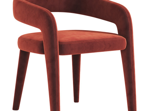 Ophelia Carver Dining Chair 3D Model