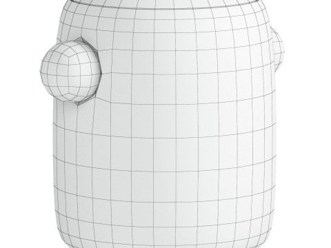 Orsetto pouf II Modelo 3D
