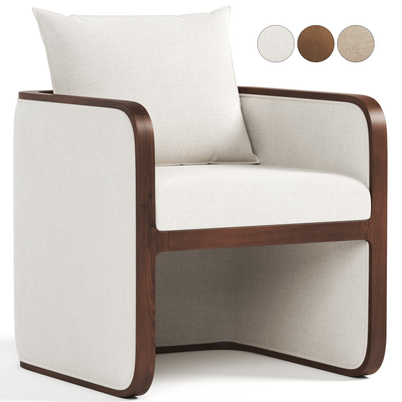 Dempsey Dining Chair 3D 模型 .c4d .max .obj .3ds .fbx .stl .blend 