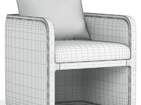 Dempsey Dining Chair 3D Model