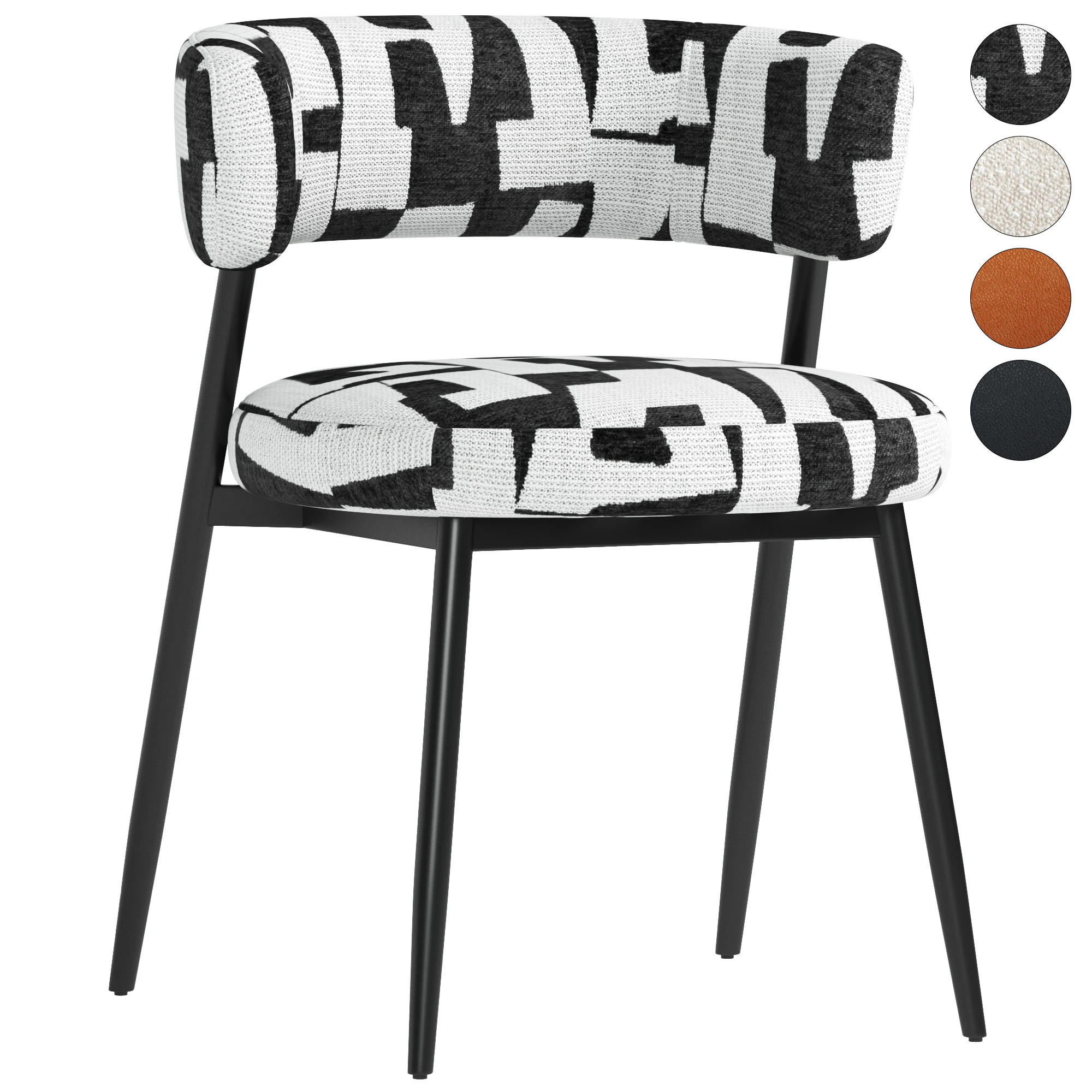 Dining Chair Folsom 3D Model .c4d .max .obj .3ds .fbx .stl .blend 