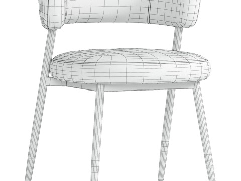 Dining Chair Folsom 3D Model