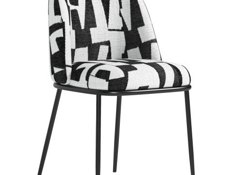 Dining Chair Caleb 3D Model