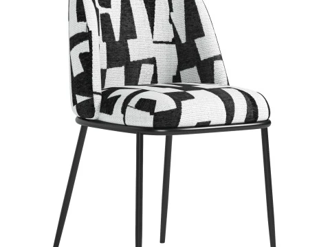 Dining Chair Caleb 3D Model