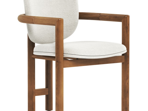 Madeira Dining Chair Modello 3D