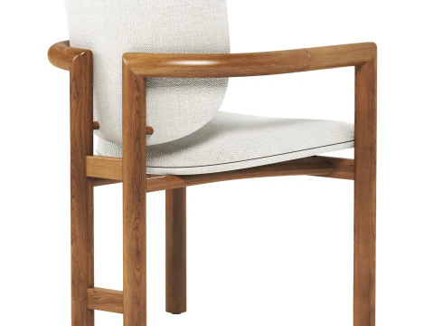 Madeira Dining Chair 3D Model