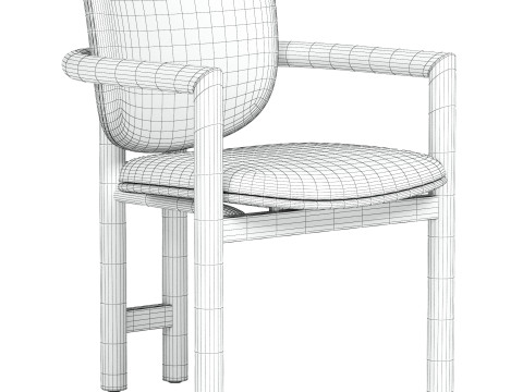 Madeira Dining Chair 3D 모델