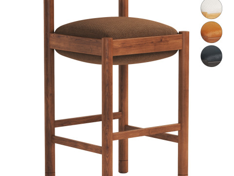DUBEL BARSTOOL by Stahl 3D Model