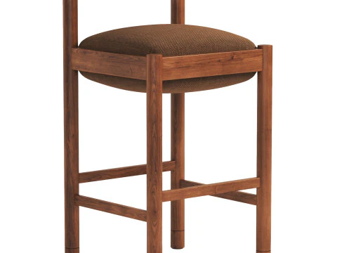 DUBEL BARSTOOL by Stahl 3D Model