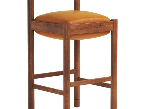 DUBEL BARSTOOL by Stahl 3D Model