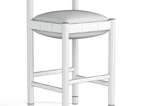 DUBEL BARSTOOL by Stahl Model 3D