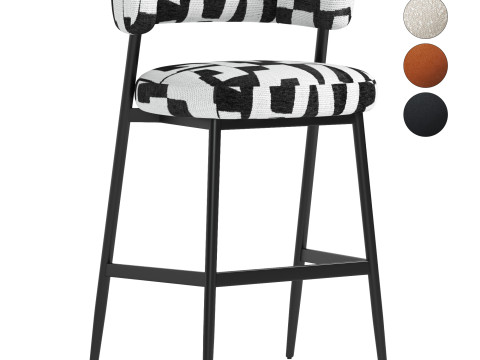 Bar Stool Folsom 3D Model