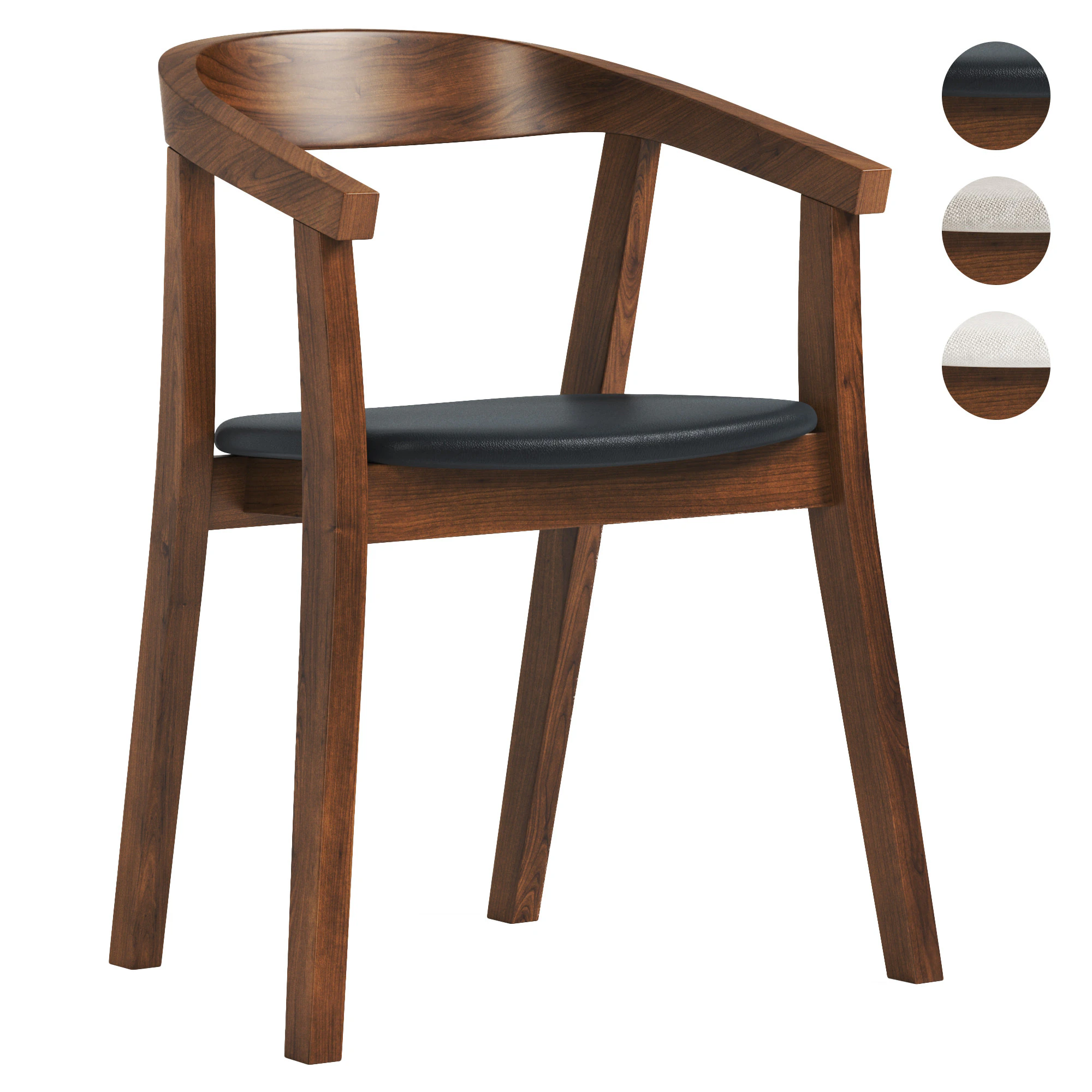 Jon chair 3D Model .c4d .max .obj .3ds .fbx .stl .blend 