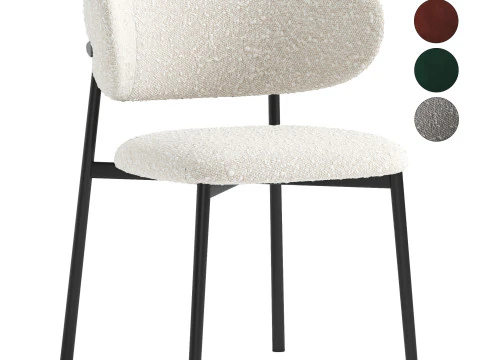 Kursi Makan Zoya Model 3D