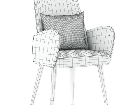 ATLANTIC chair by Reflex 3D Model