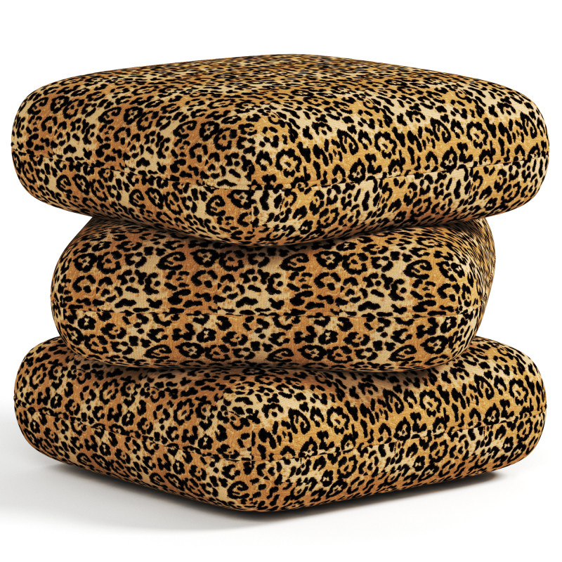 The MET x Eichholtz pouffe 3D Model .c4d .max .obj .3ds .fbx .stl .blend 