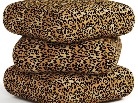 The MET x Eichholtz pouffe 3D Модель