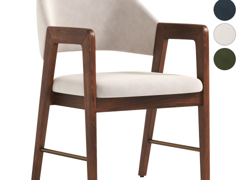 Milton Armchair 3D Model