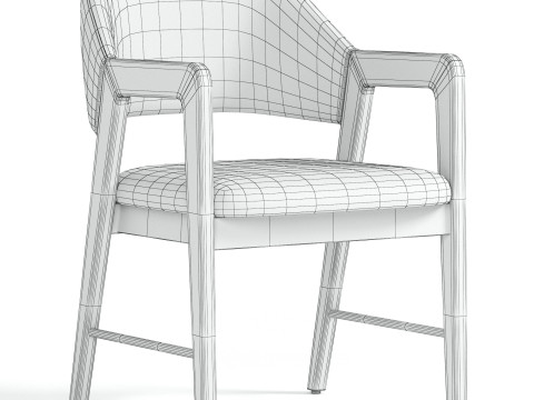 Milton Armchair 3D Model