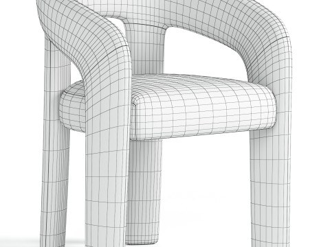 Novaro chair Modèle 3D
