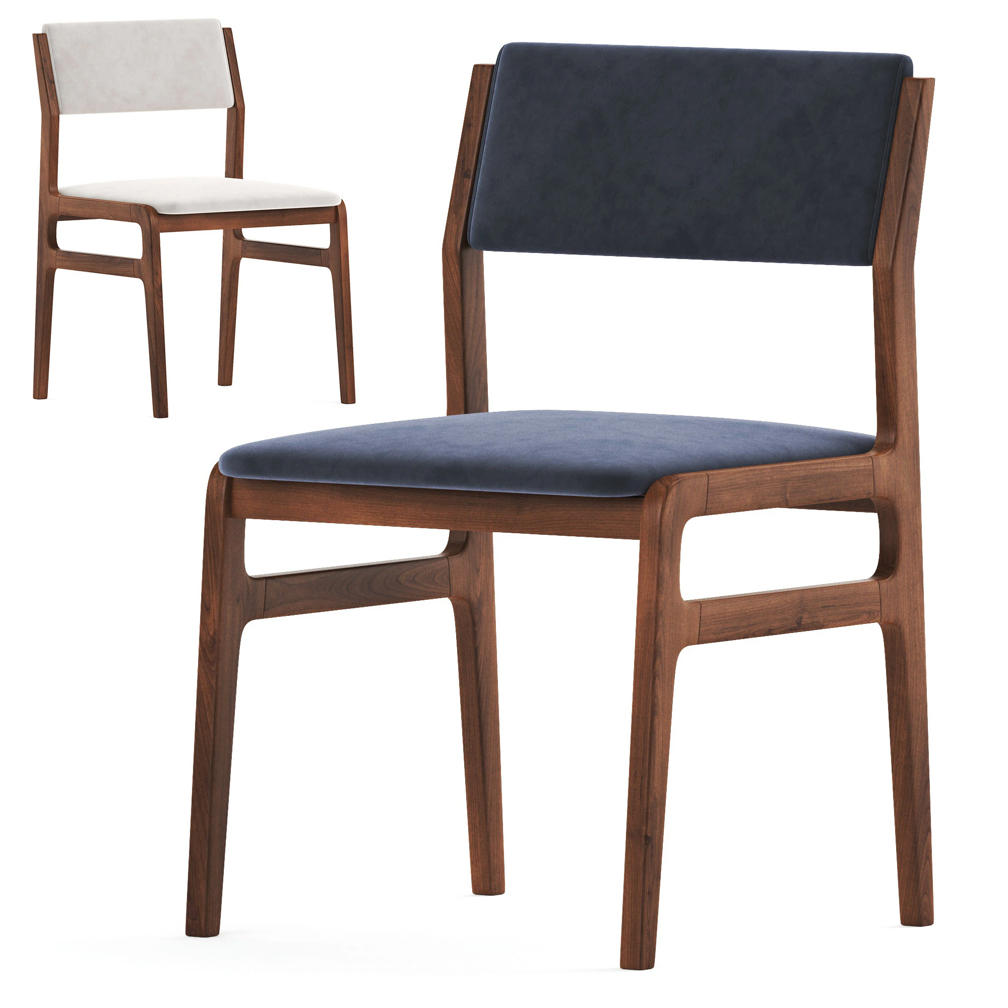 SHANGHAI chair by Modesign 3D Model .c4d .max .obj .3ds .fbx .stl .blend 
