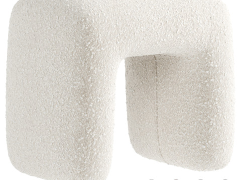 Krops pouf Model 3D