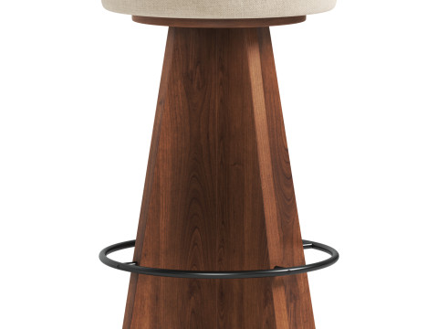 Damon Swivel Bar Counter Stool Model 3D