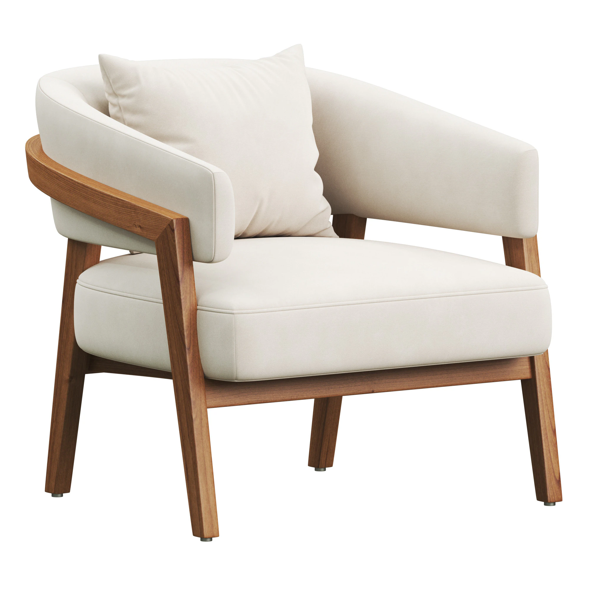 Dexter Chair 3D Model .c4d .max .obj .3ds .fbx .stl .blend 