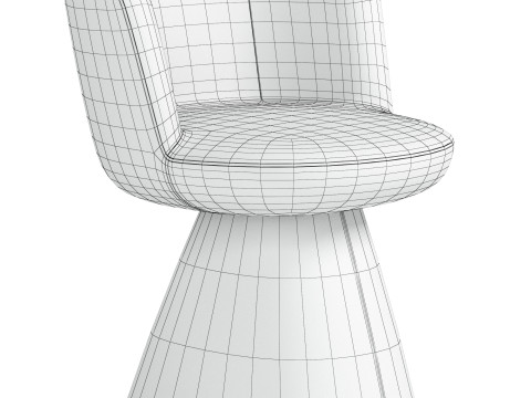 FLAIR O chair 3D मॉडल