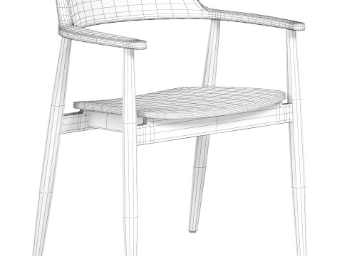 Fondes chair by Kave Home 3D Model