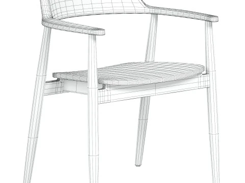Fondes chair by Kave Home 3D Model